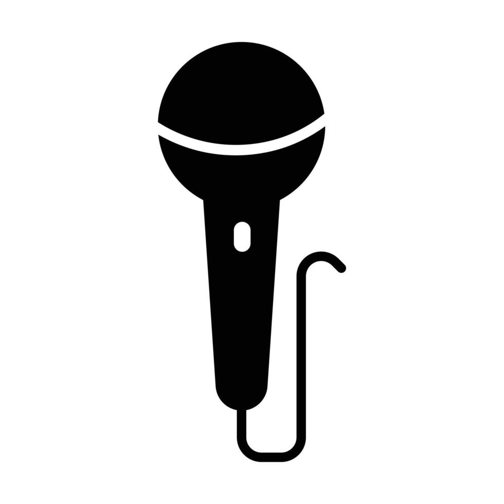 a Microphone icon vector