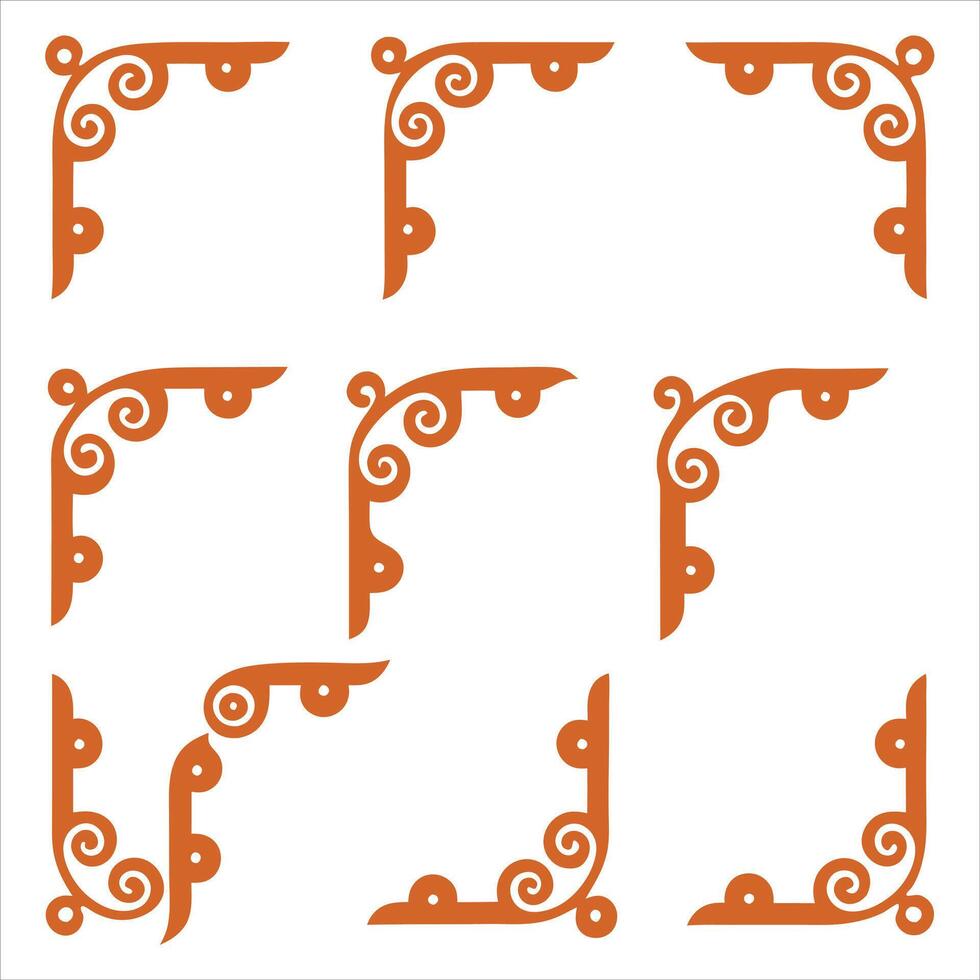 Corner frame . vector