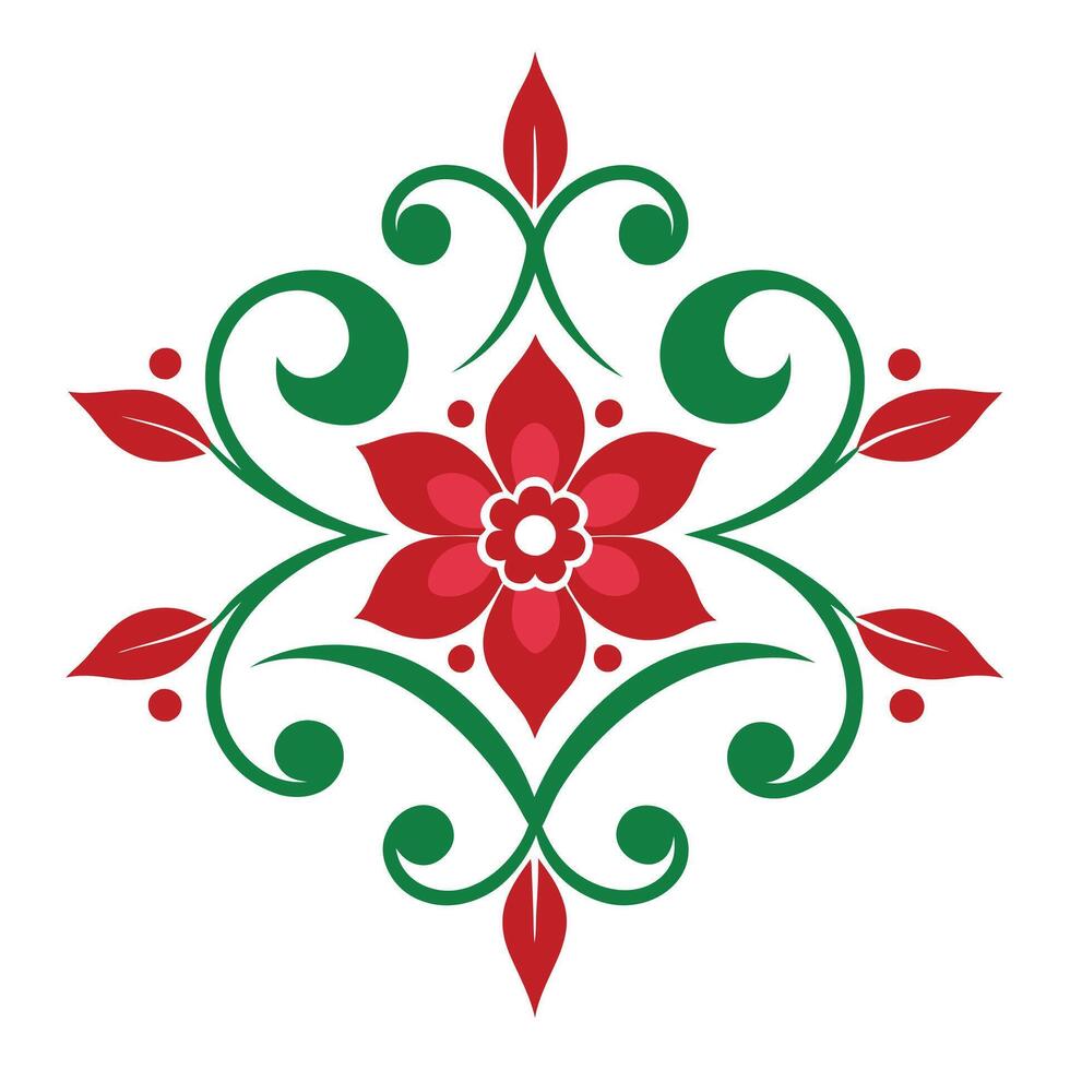 Christmas ornament design. vector