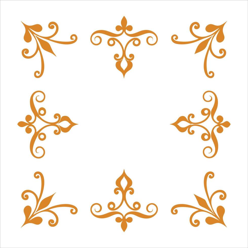 Decorative ornamental design vector
