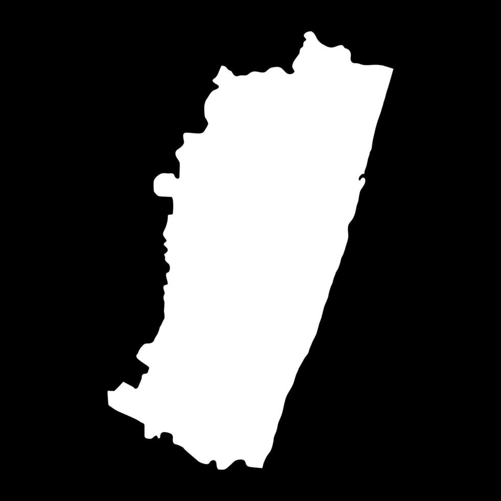 Vatovavy Fitovinany region map, administrative division of Madagascar. illustration. vector