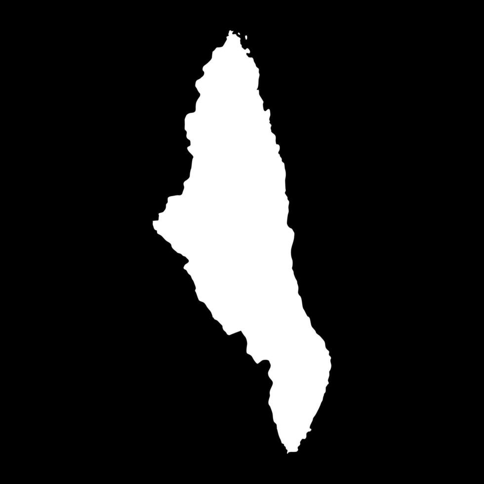 Sava region map, administrative division of Madagascar. illustration. vector