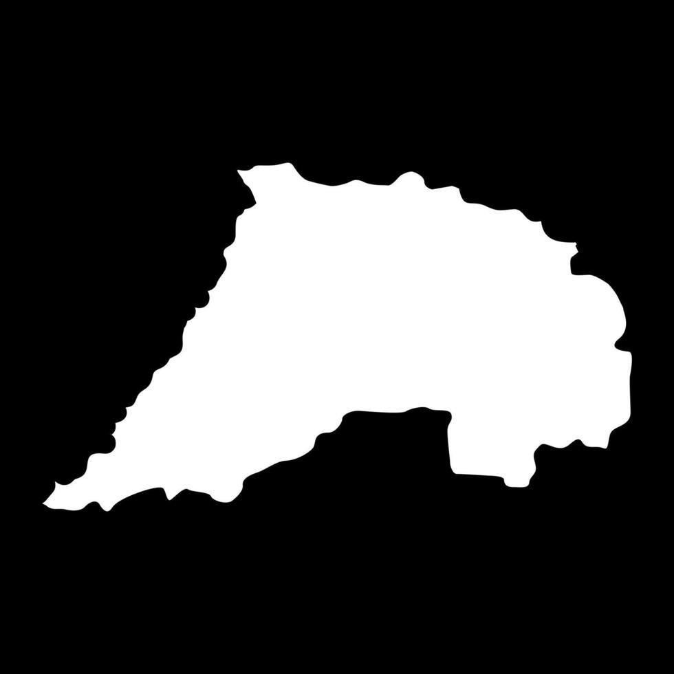 Itasy region map, administrative division of Madagascar. illustration. vector