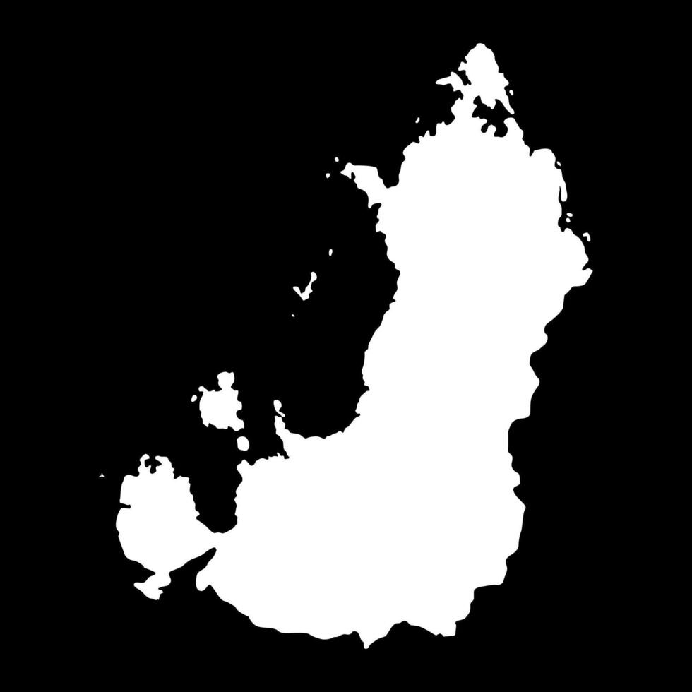 Diana region map, administrative division of Madagascar. illustration. vector