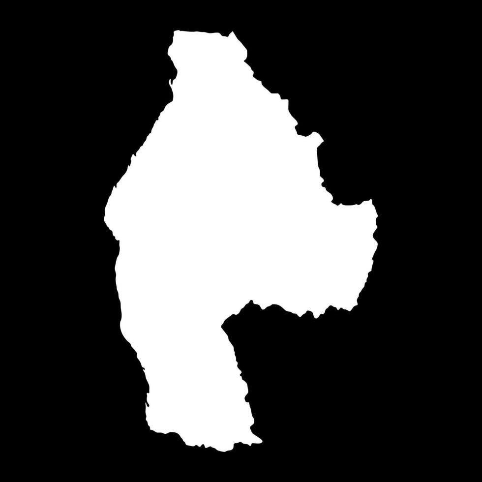 Melaky region map, administrative division of Madagascar. illustration. vector