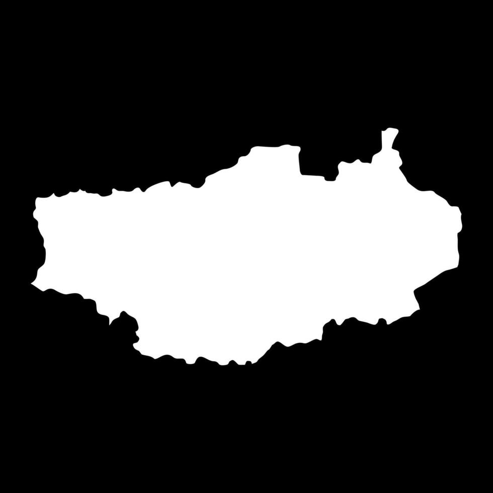 Vakinankaratra region map, administrative division of Madagascar. illustration. vector