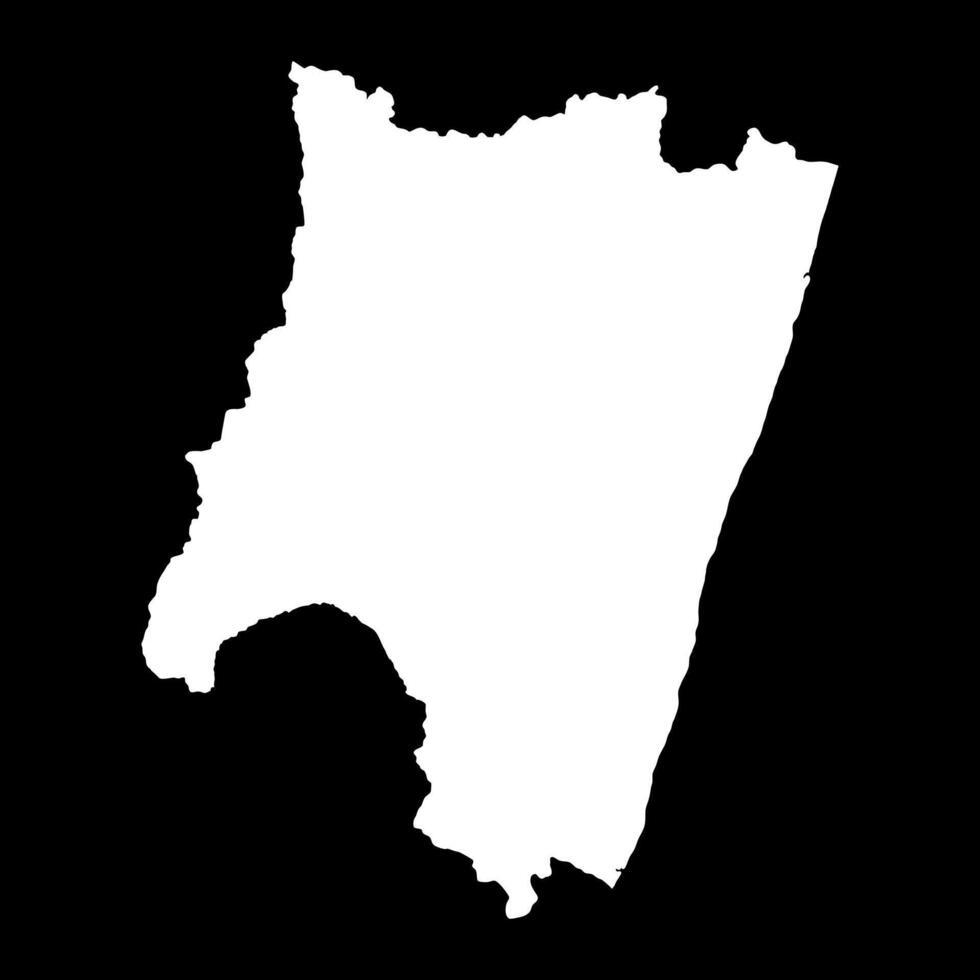 Fianarantsoa province map, administrative division of Madagascar. illustration. vector