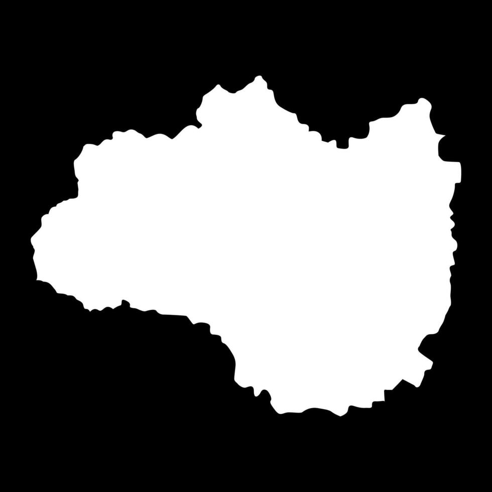 Haute Matsiatra region map, administrative division of Madagascar. illustration. vector