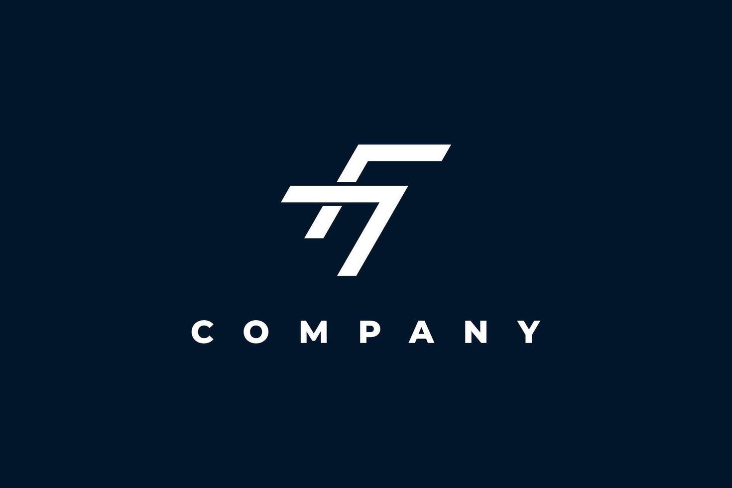 letter f and h modern monogram logo vector