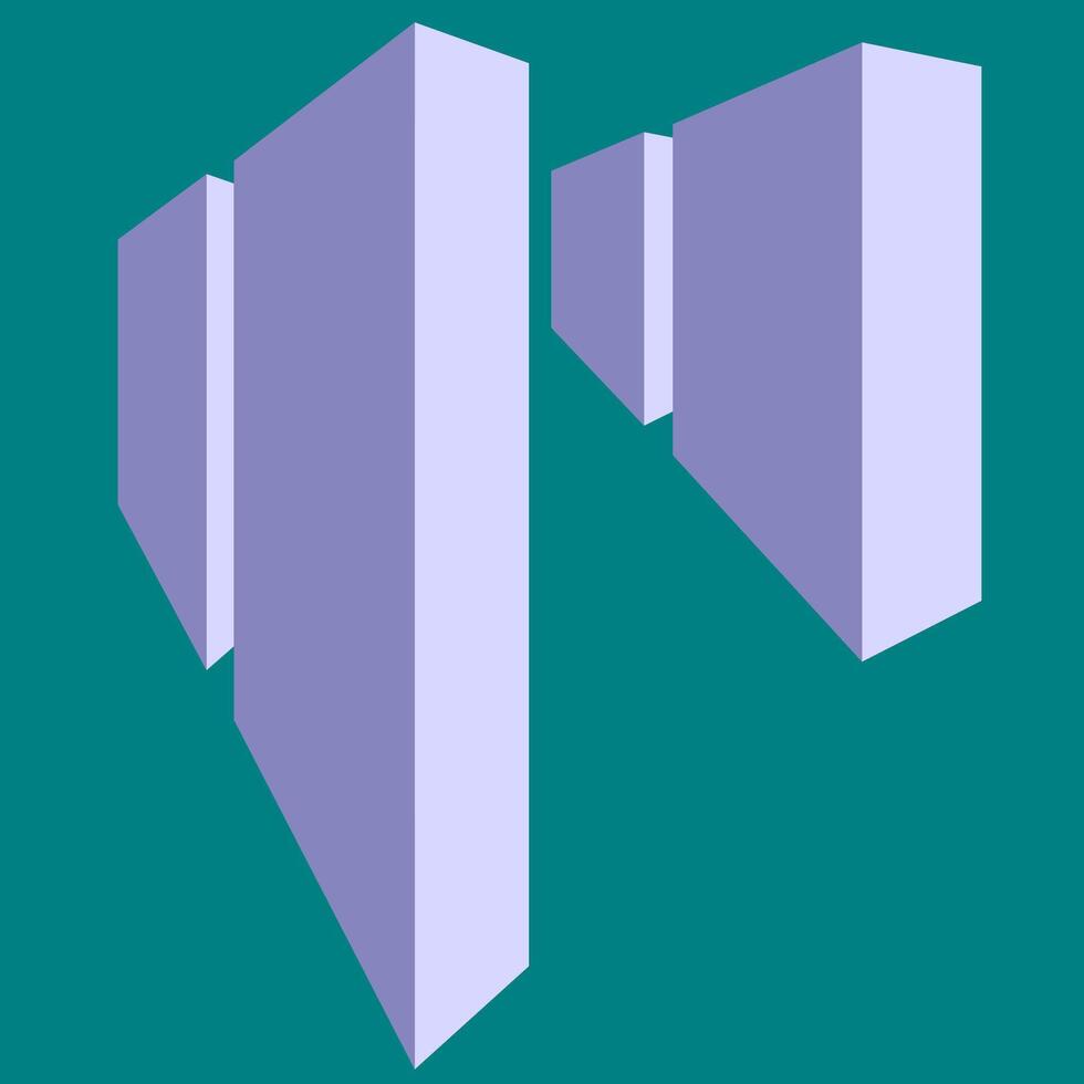 illustration of 3D elements vector
