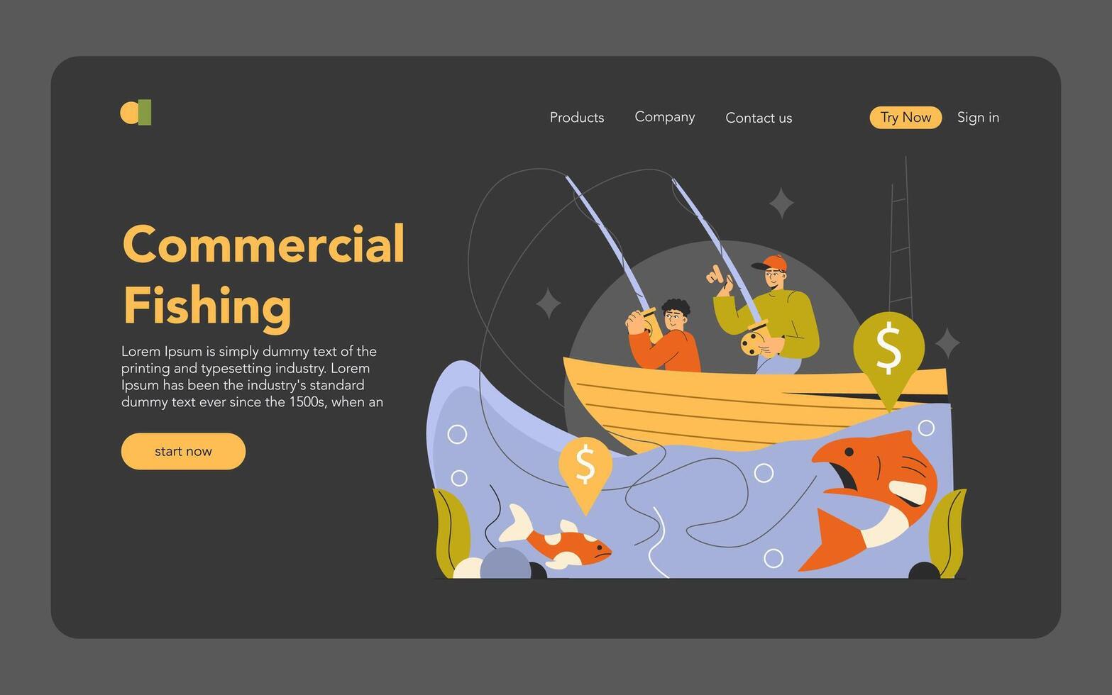 Working Professions. Flat Illustration vector
