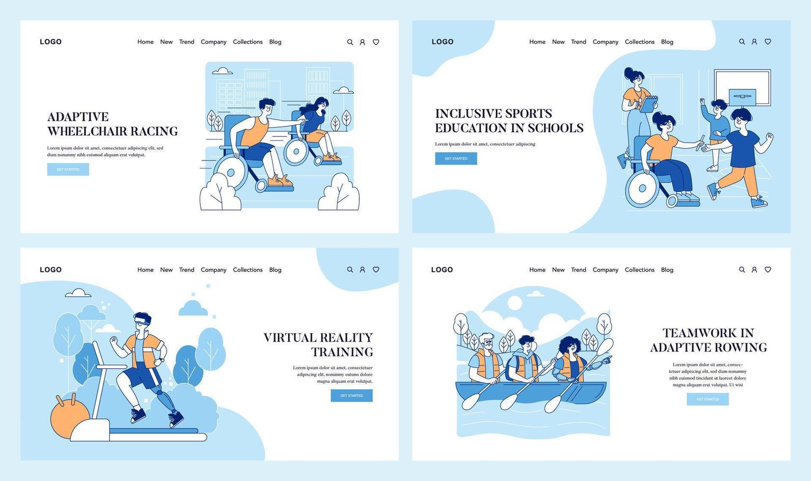 Inclusive Fitness Solutions Aimed at Improving the Health and Wellness of Everyone vector