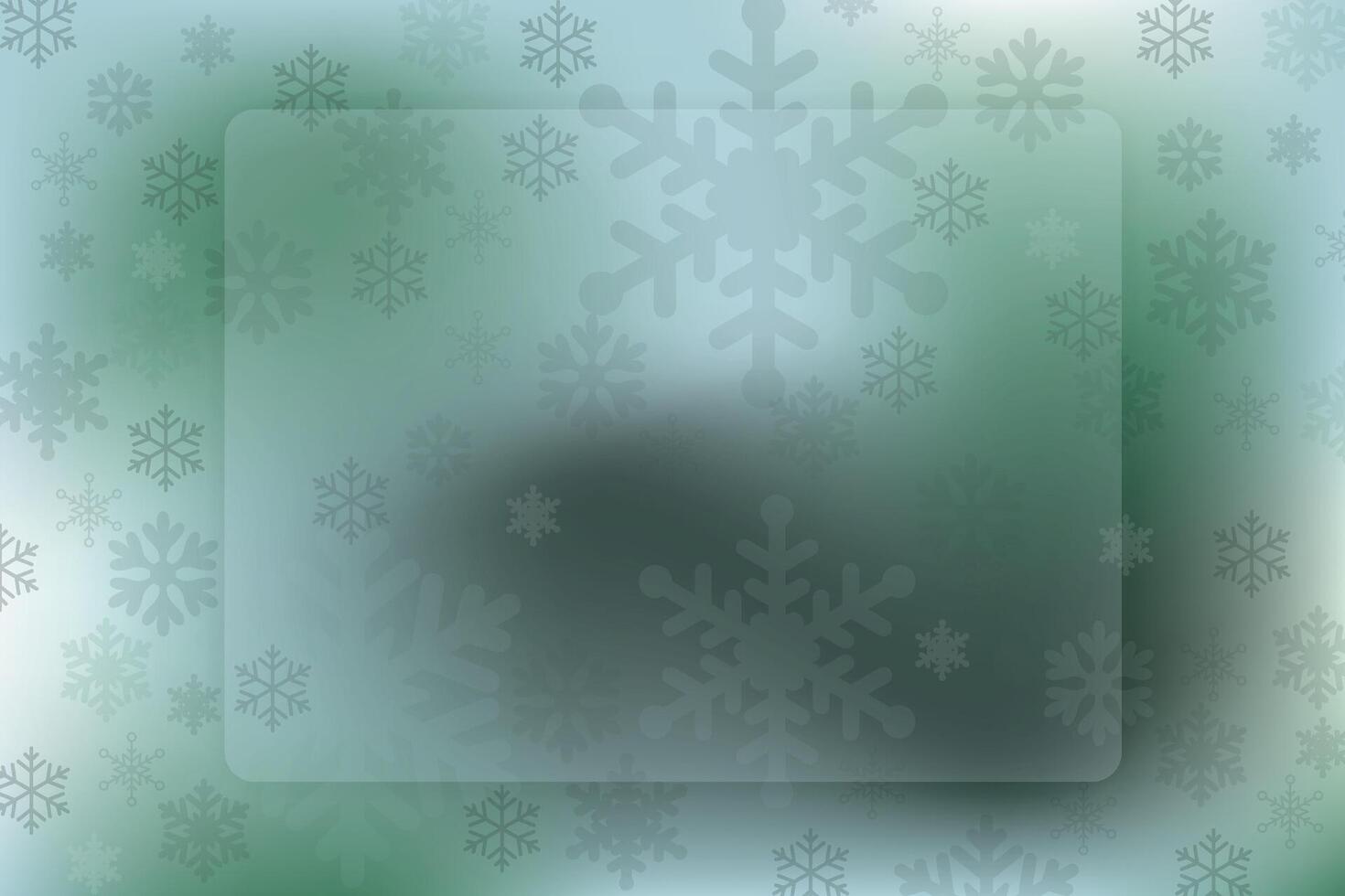 Winter background with snowflakes vector