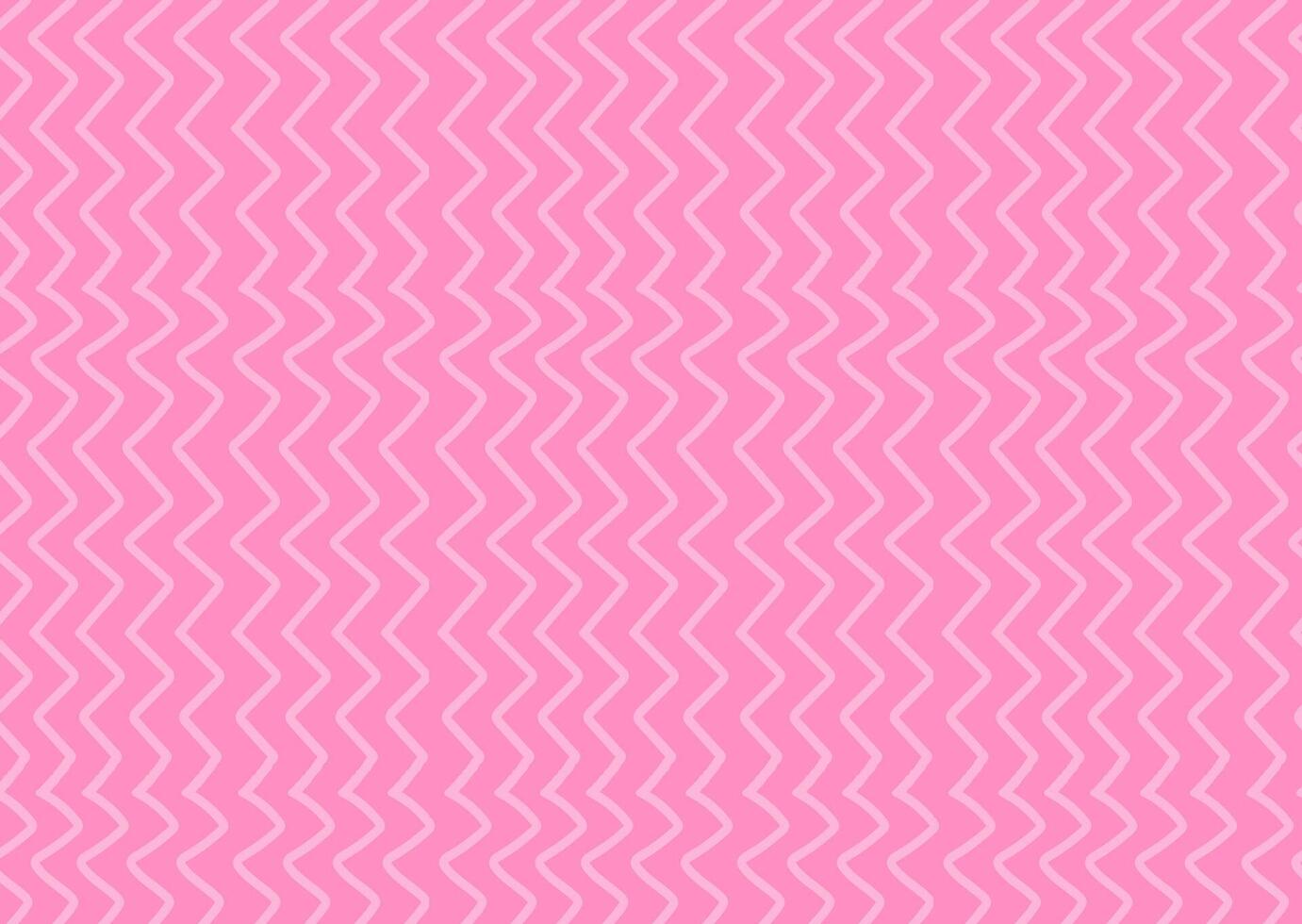 Playful pink zigzag horizontal background. Cute and playful design, ideal for girly and modern projects, banners, and templates. Stock illustration in flat style. vector