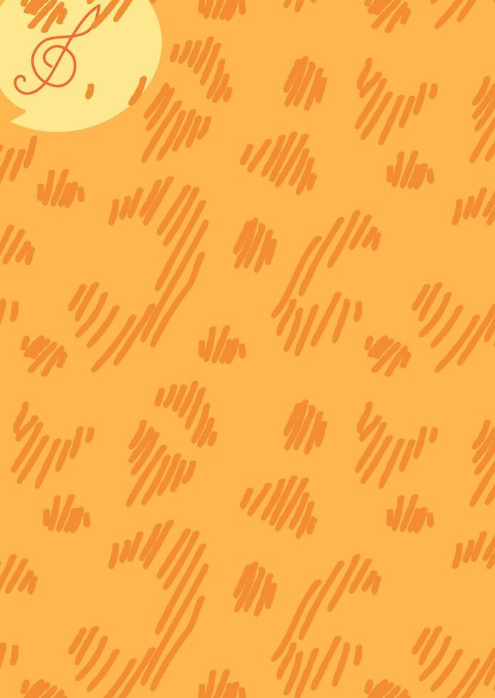Vertical sketch crosshatch pencil leopard background. Stock illustration in hand drawn style. vector