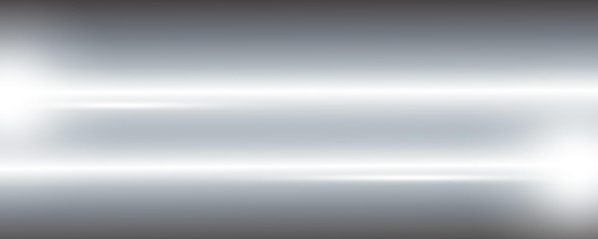 Silver mirror background. Metal foil glossy texture. Chrome steel gradient. Shiny glass with platinum gray glare. aluminum striped reflection. Realistic backdrop vector