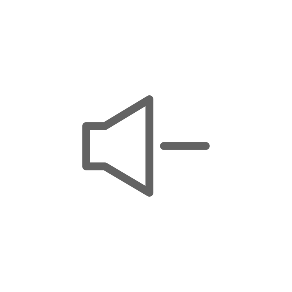 Decrease Volume Icon png