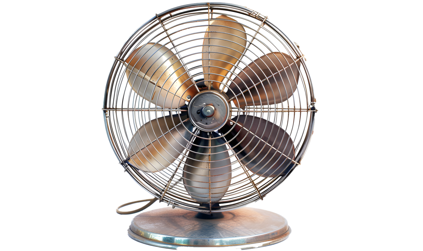 Classic Table Fan on Transparent Background png