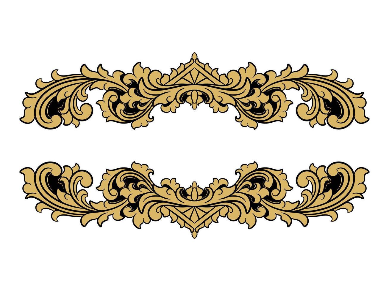 diamond Luxury ornament floral Illustration vector