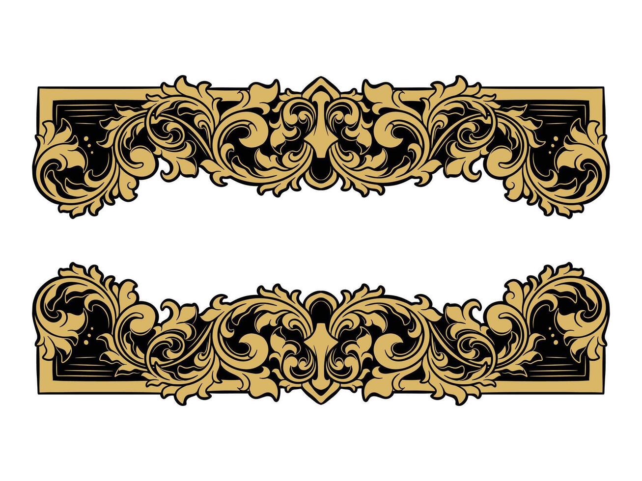ornament luxury floral illustration vector