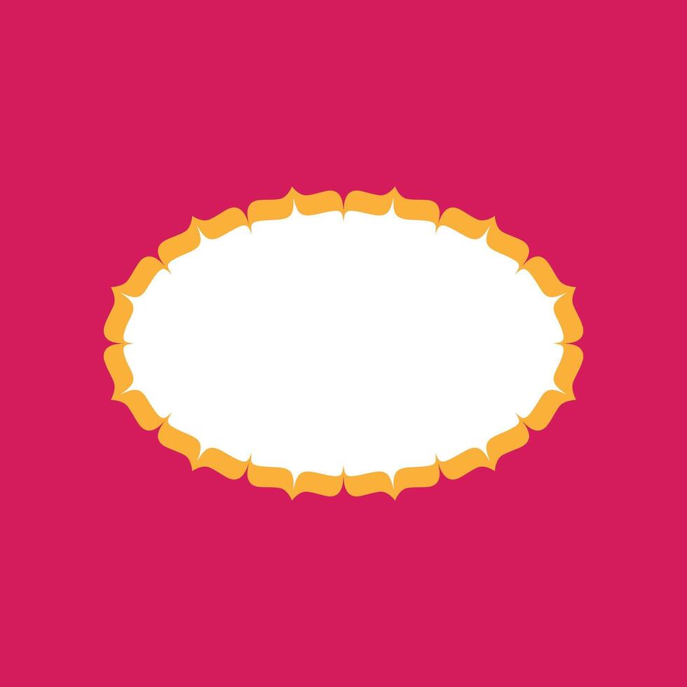 Decorative Oval frame design that you can use in invitations, packaging, posts, banners, and more, This is also perfect for sale and festive banners. vector