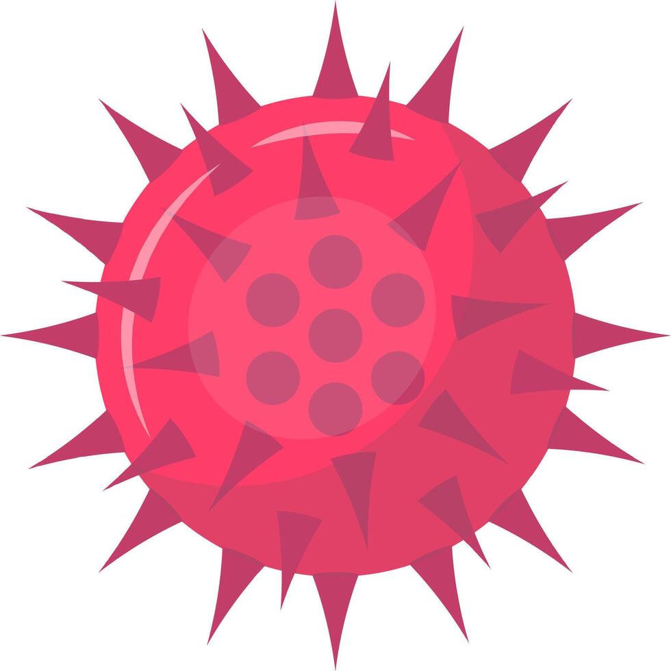 Omicron b.1.1.529 variant of covid 19 virus causing pandemic, originating from south africa and spreading globally, posing threat to public health, featuring spiky surface proteins vector