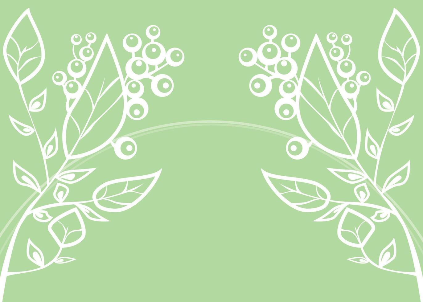 White foliage background vector