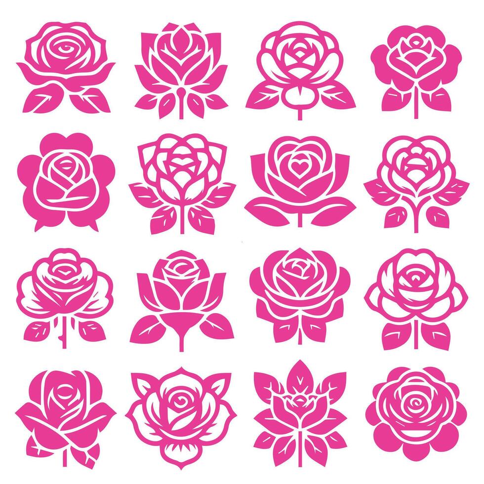 Brightly colored rose with petals in rainbow hues, symbolizing love and diversity, making a vibrant, eye-catching statement in any bouquet. vector