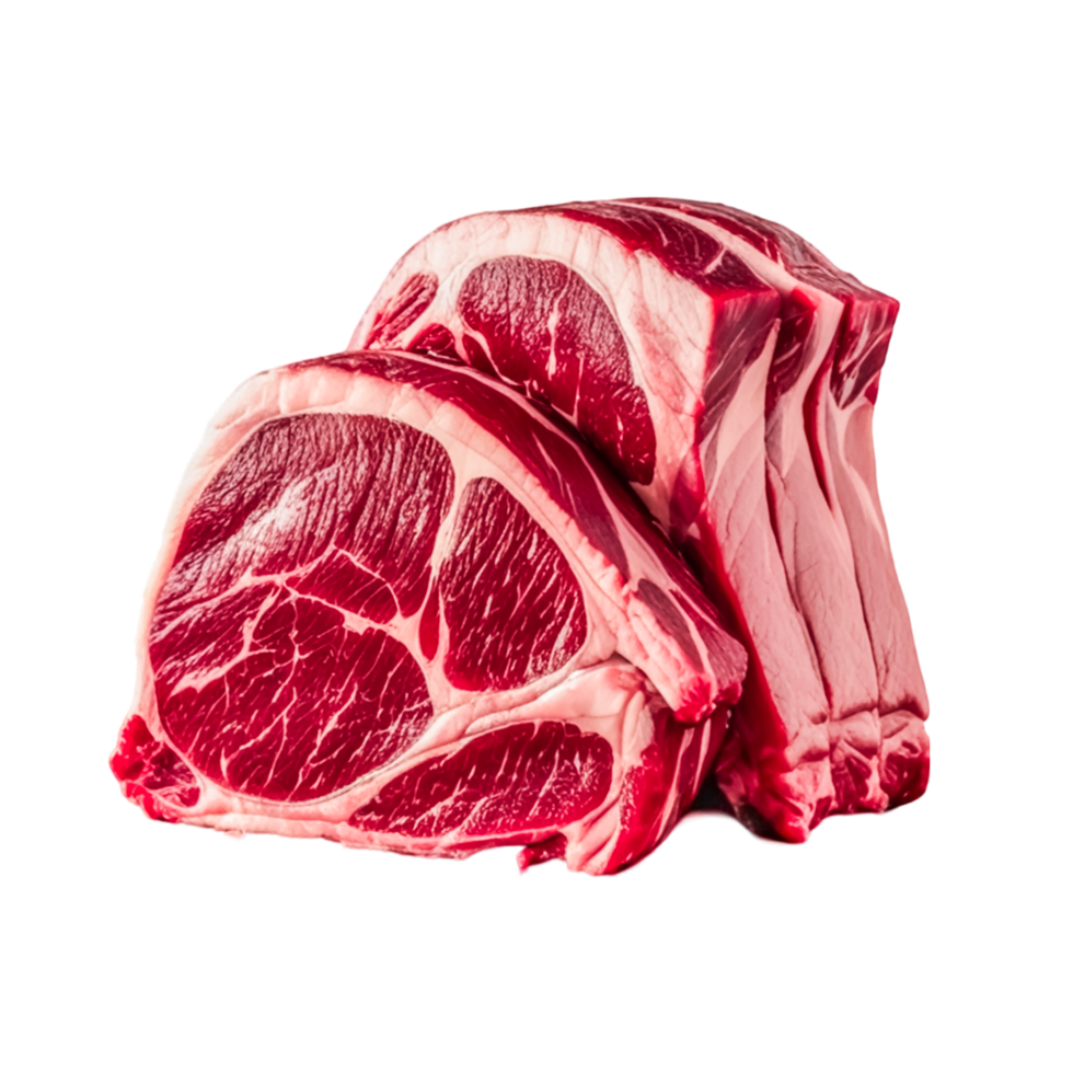 Raw beef steak meat png