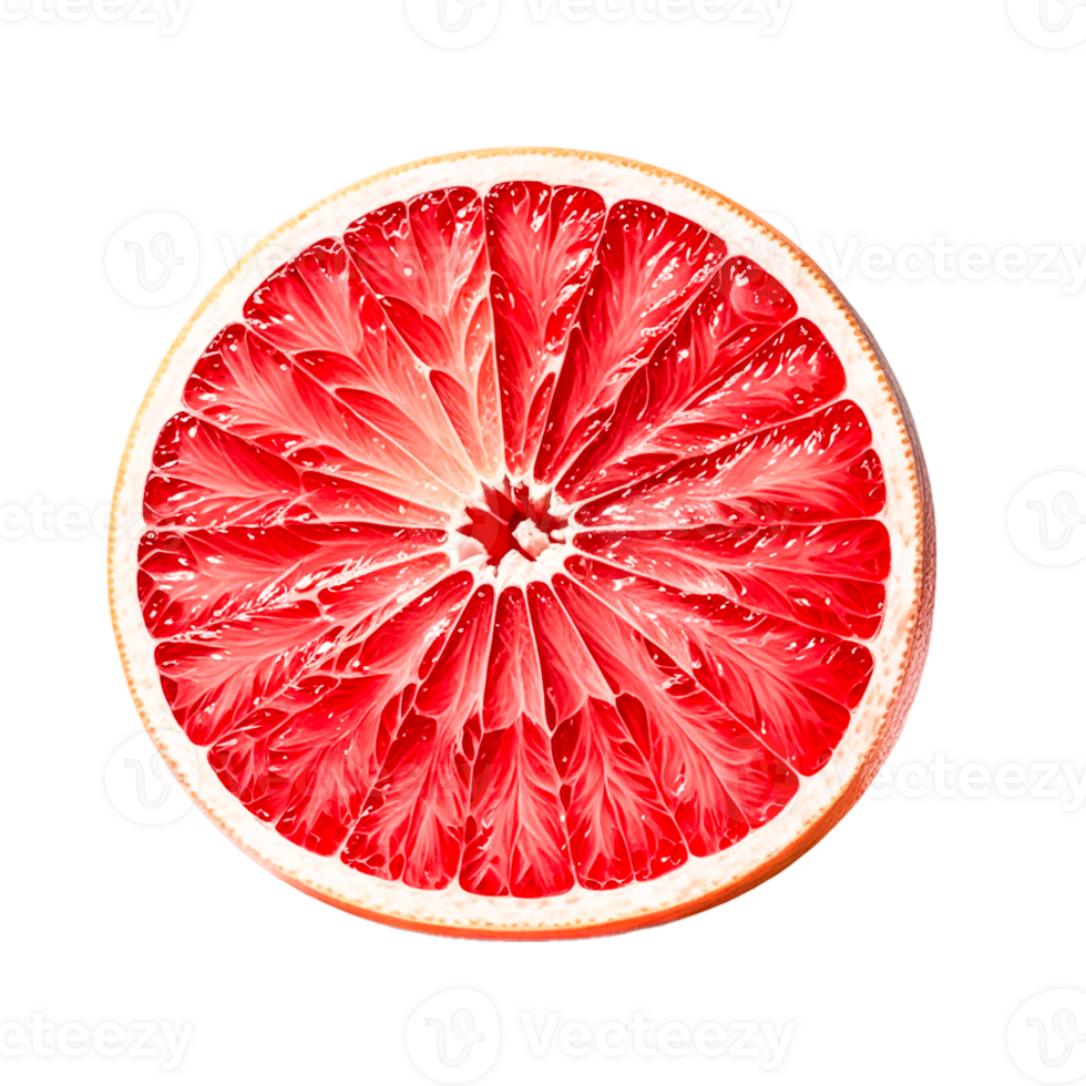 Half grapefruit citrus fruit png