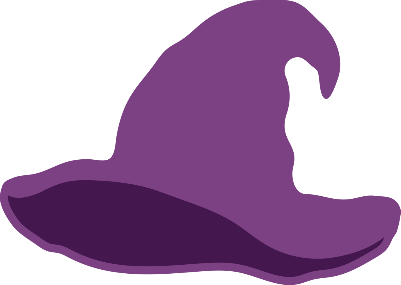 Happy Halloween day isolate element of hat. png