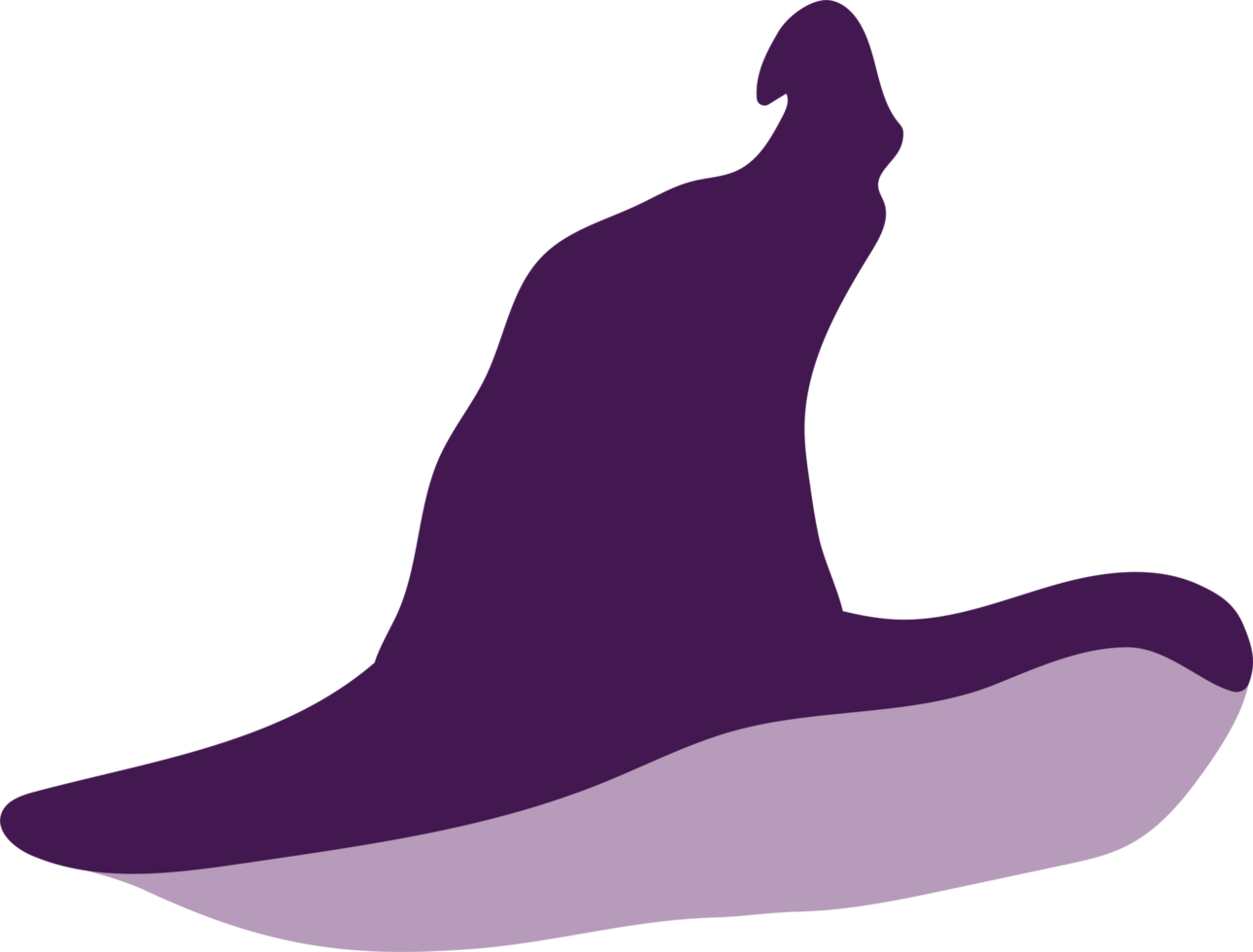 Happy Halloween day isolate element of hat. png