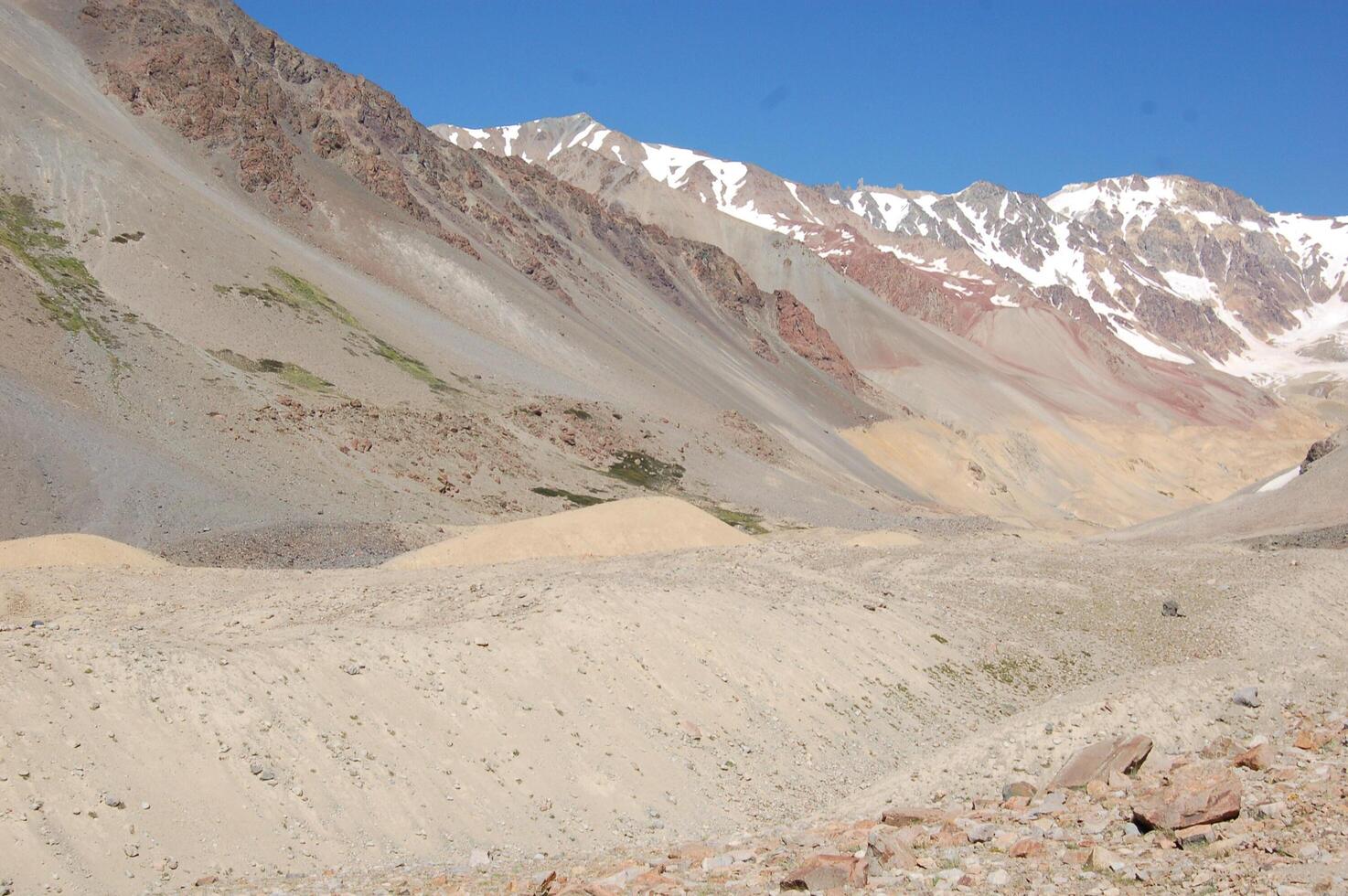 Andes mountain range in Mendoza, Argentina photo