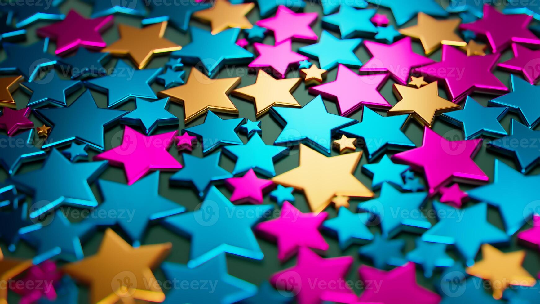 Colorful Starburst. A Vibrant Celebration of Shape and Hue photo