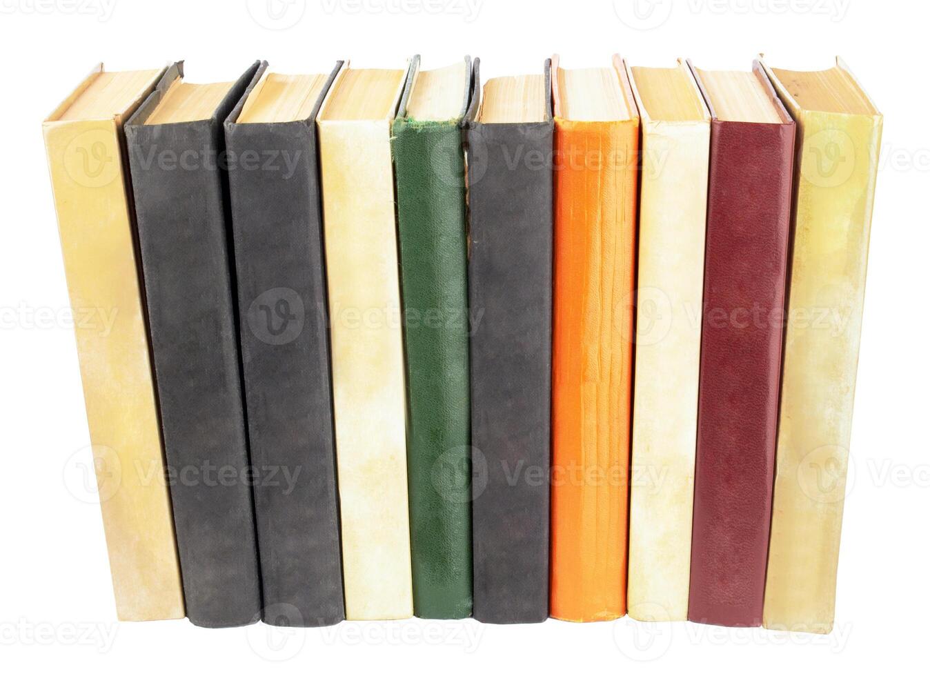 books on white photo