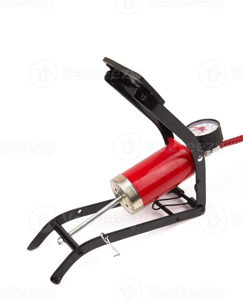 air pump on white photo