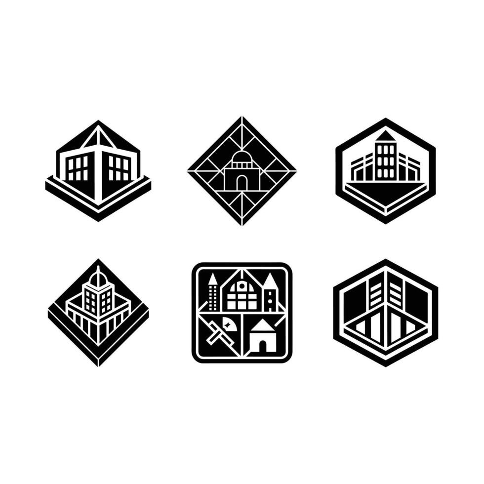 Stylish tiles icon for architecture and construction design projects. vector