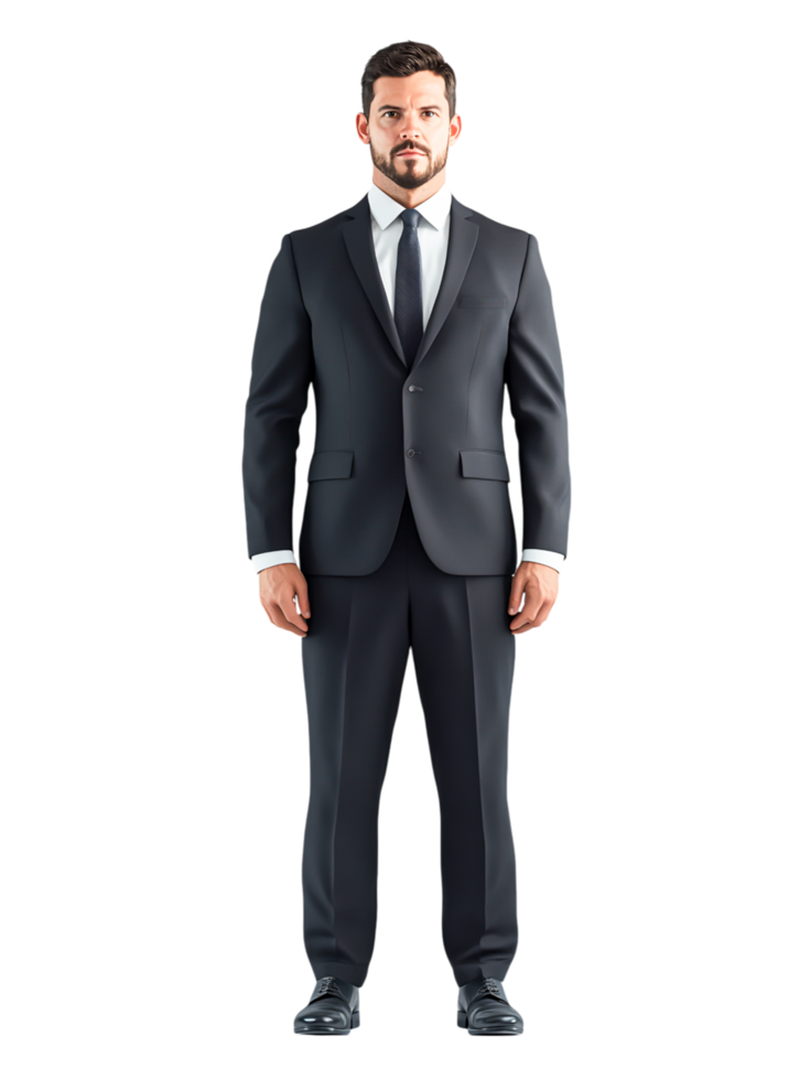 Professional Man in Formal Suit and Tie png