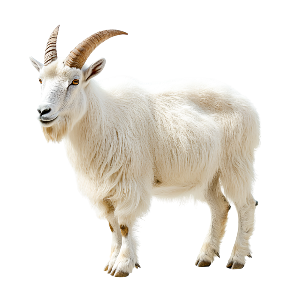 White Goat Portrait png