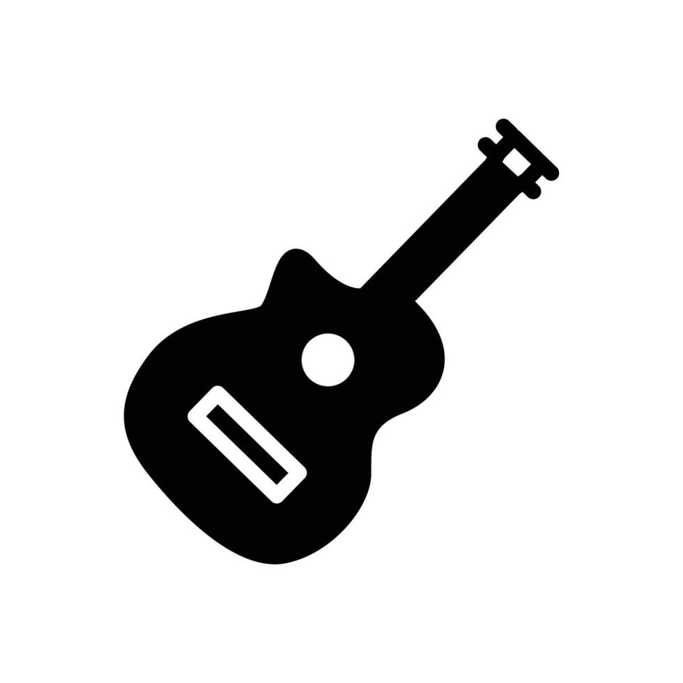 Guitar music element vector