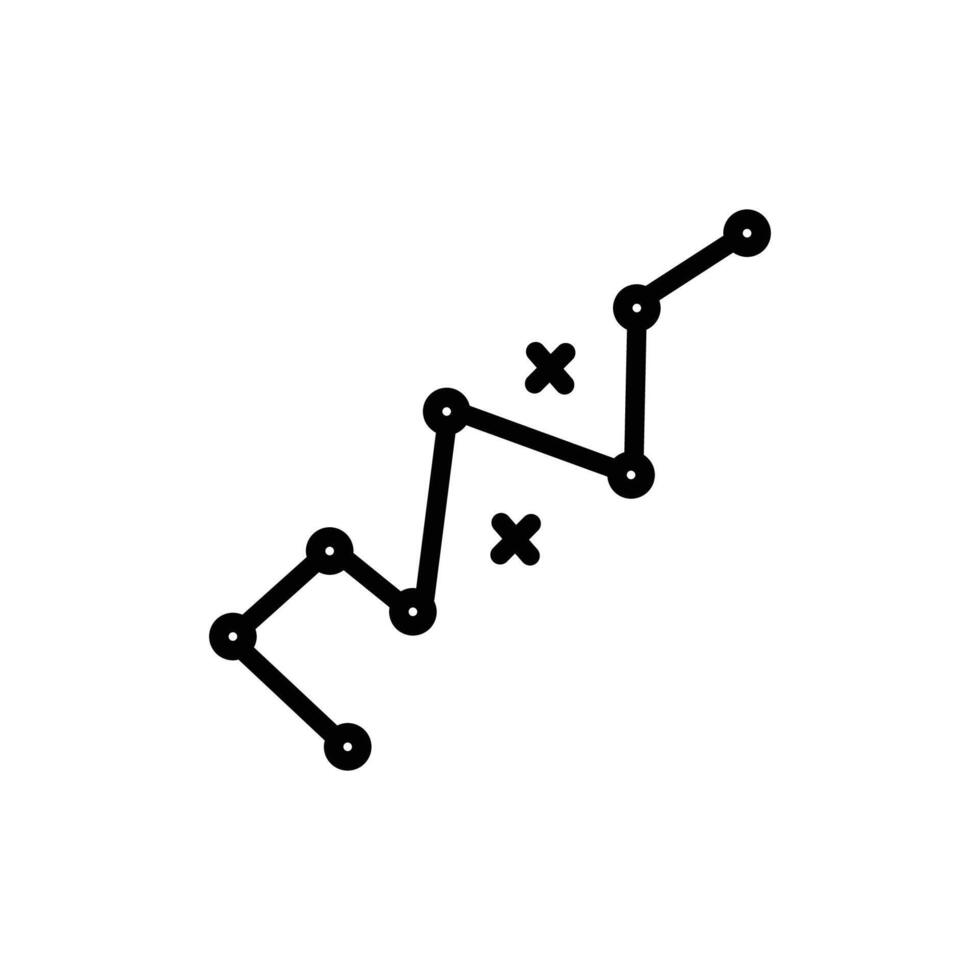 constellation icon line style vector