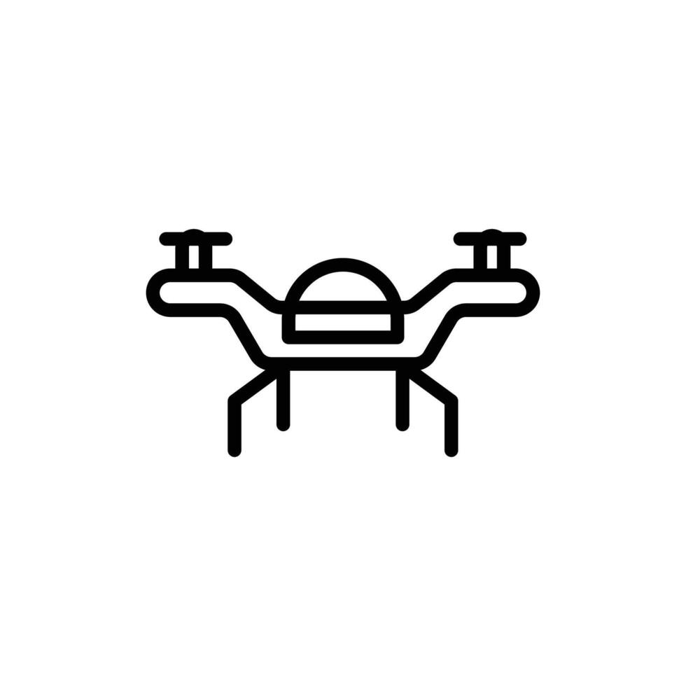 drone icon line style vector