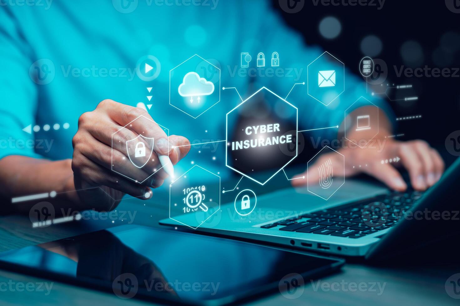 Cyber security and Security password login online concept Hands typing and entering username and password of social media, logging in with smartphone to an online bank account, data protection hacker photo