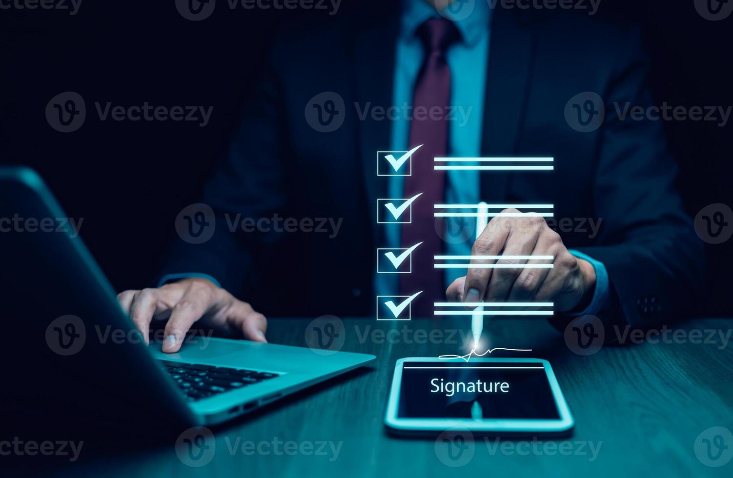 checklist and clipboard task documentation management, business people working laptop checklist questionnaire assessment form, online survey online exam Choosing the right answer in the exam photo