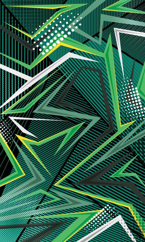 Modern background of abstract geometric shapes lines for sublimation jersey vector