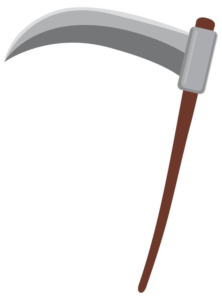 Grim reaper flat icon isolated on white background. vector