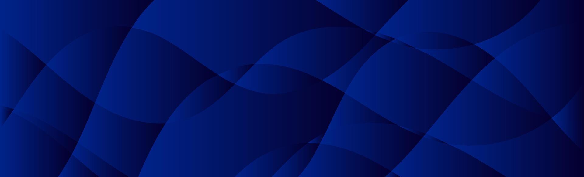 Abstract blue background with flowing curves and shapes. vector