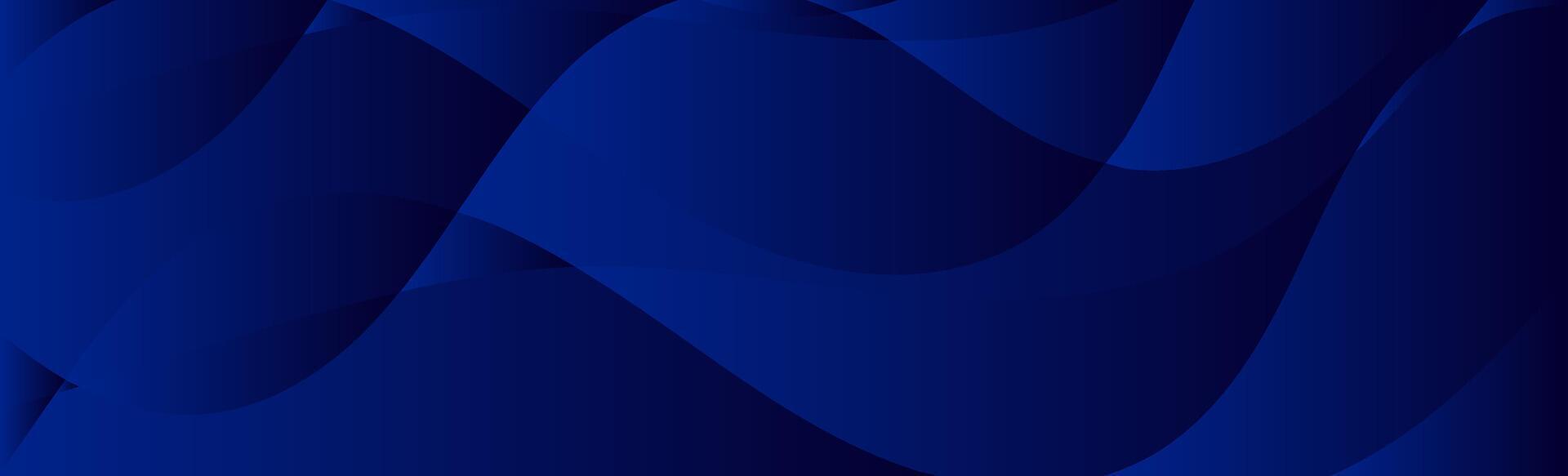 Abstract blue background with curved lines and gradients. vector