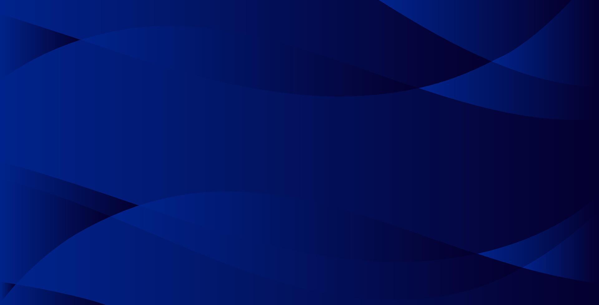 Abstract dark blue background with wavy lines. vector