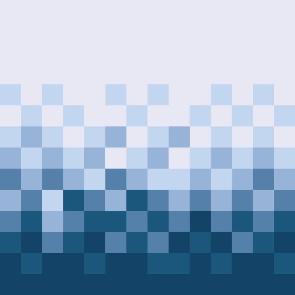 Pixel background, abstract pixel background, abstract geometric pixel background pixel pattern background with winter color theme. vector